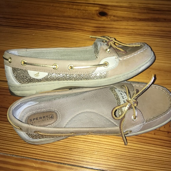 COPY - Sperry Top Sider Angelfish Gold Glitter Bo… - Picture 2 of 4